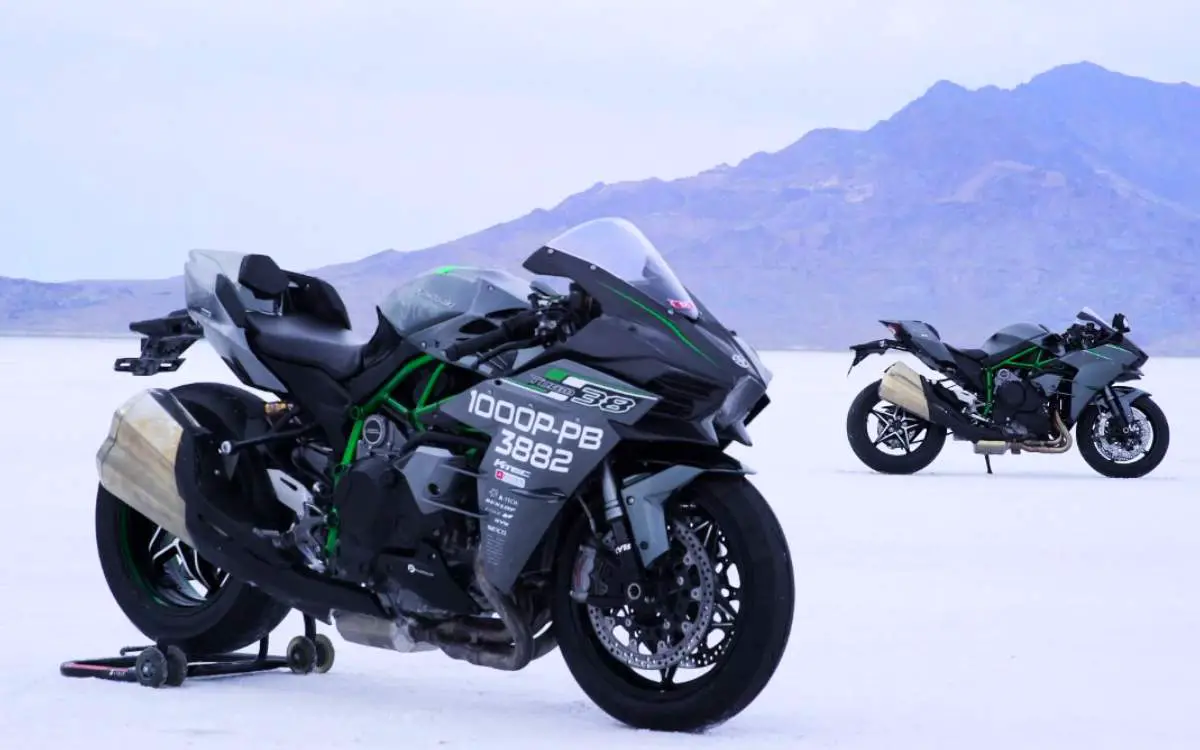 Is Ninja H2R street legal? No in many countries. It is superbike design for racing.
