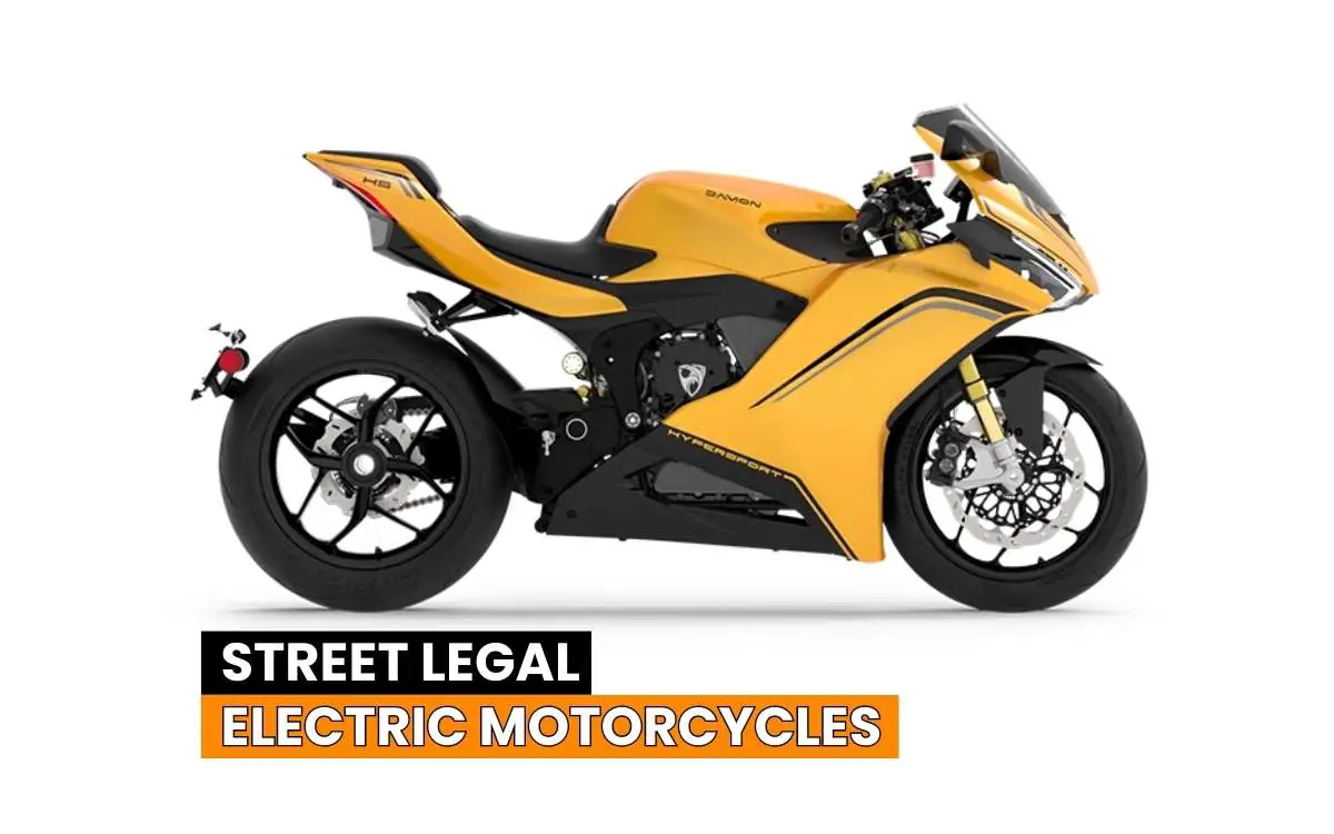 Street legal electric motorcycles with top speeds above 120 mph