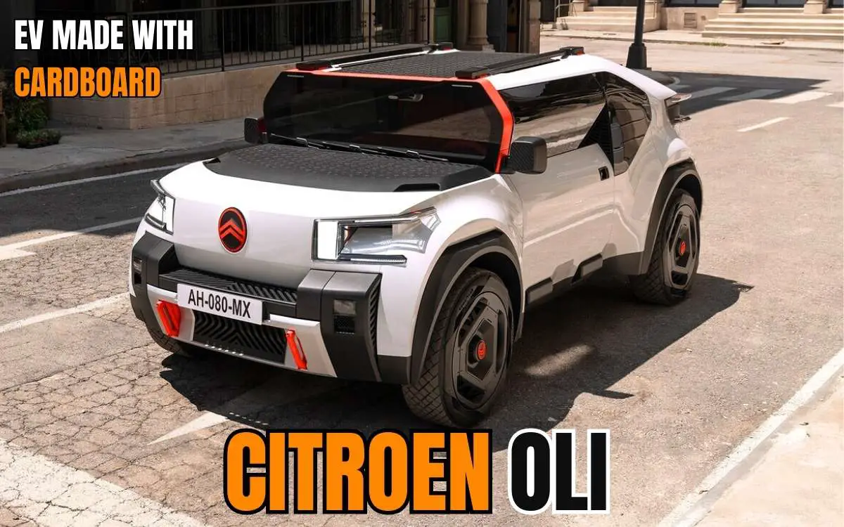 Citroen Oli (all-ë):  Functional EV Made With CARDBOARD [Concept]