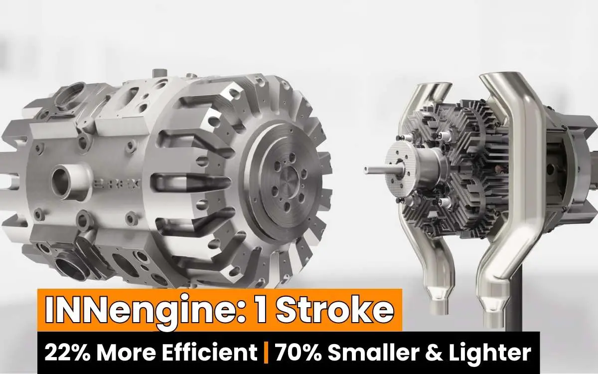 INNengine 1 stroke efficient and smaller engine